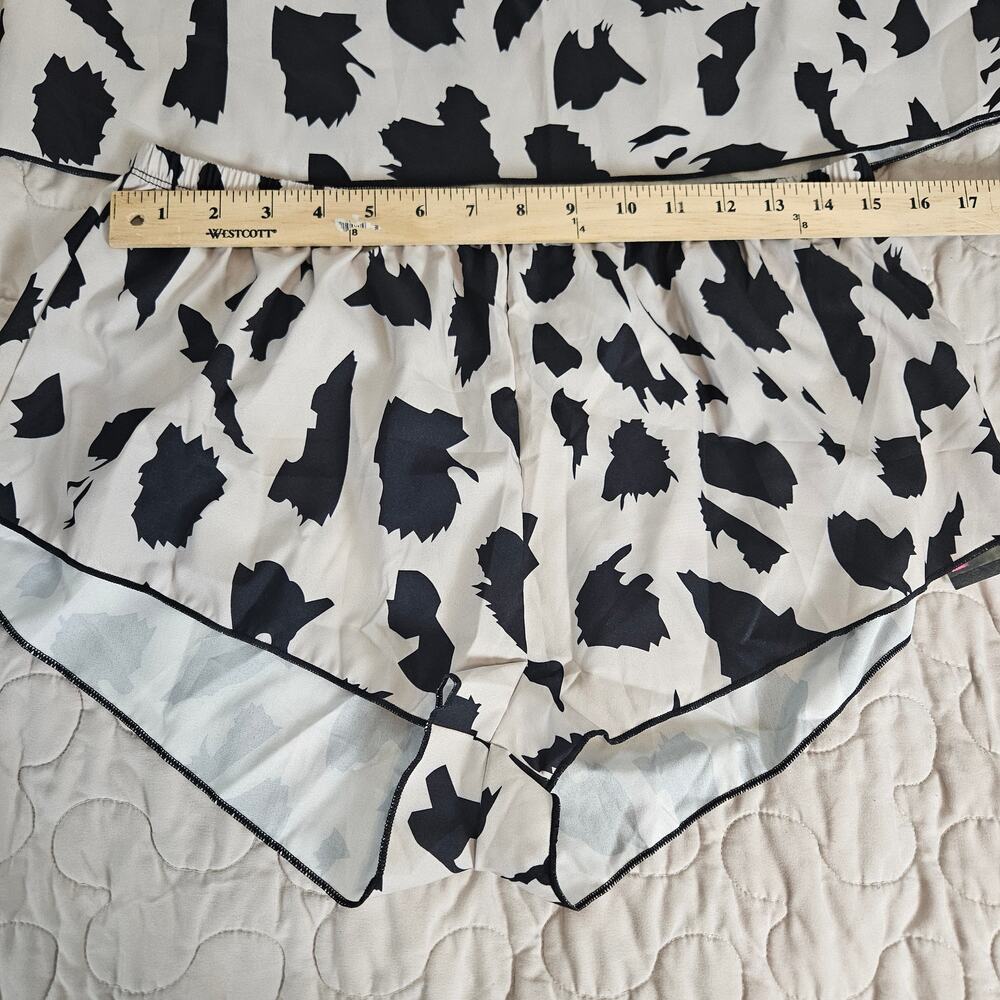 NWT Sexy Leopard Satin Feel 2 Piece Pajama Set Sz XL - Picture 5 of 9